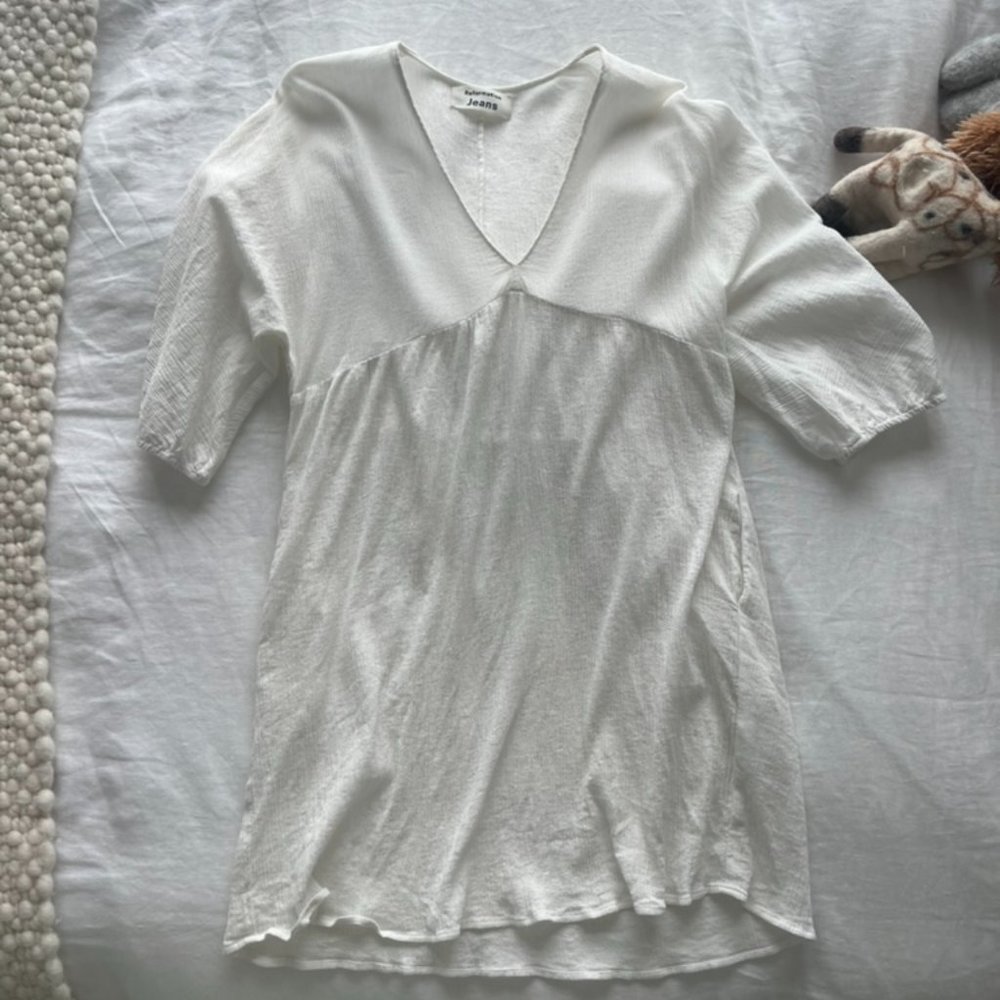 Reformation White Mini Dress